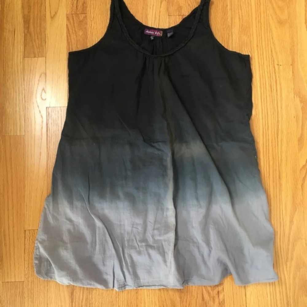 Black Gray Ombre Dress